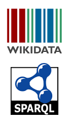 Wikidata and SPARQL logos